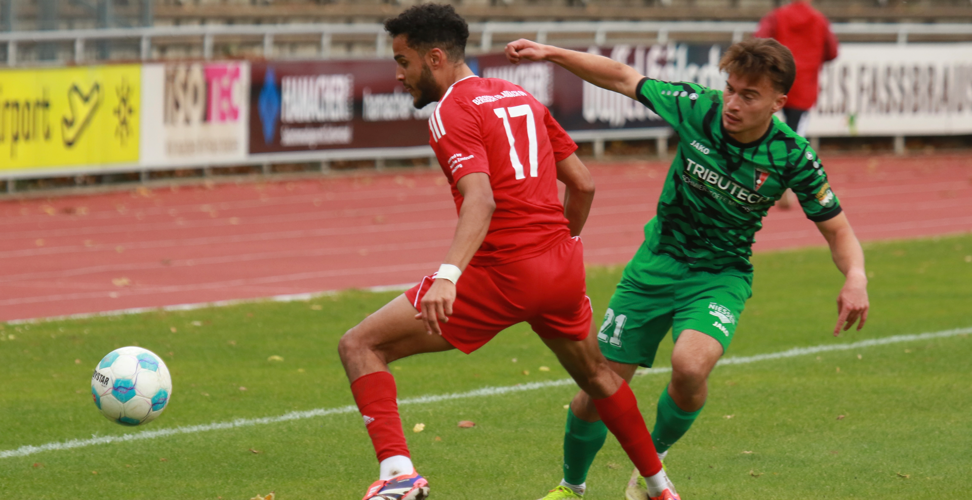 Joel Kouekem in Action, erste Mannschaft 2024/25