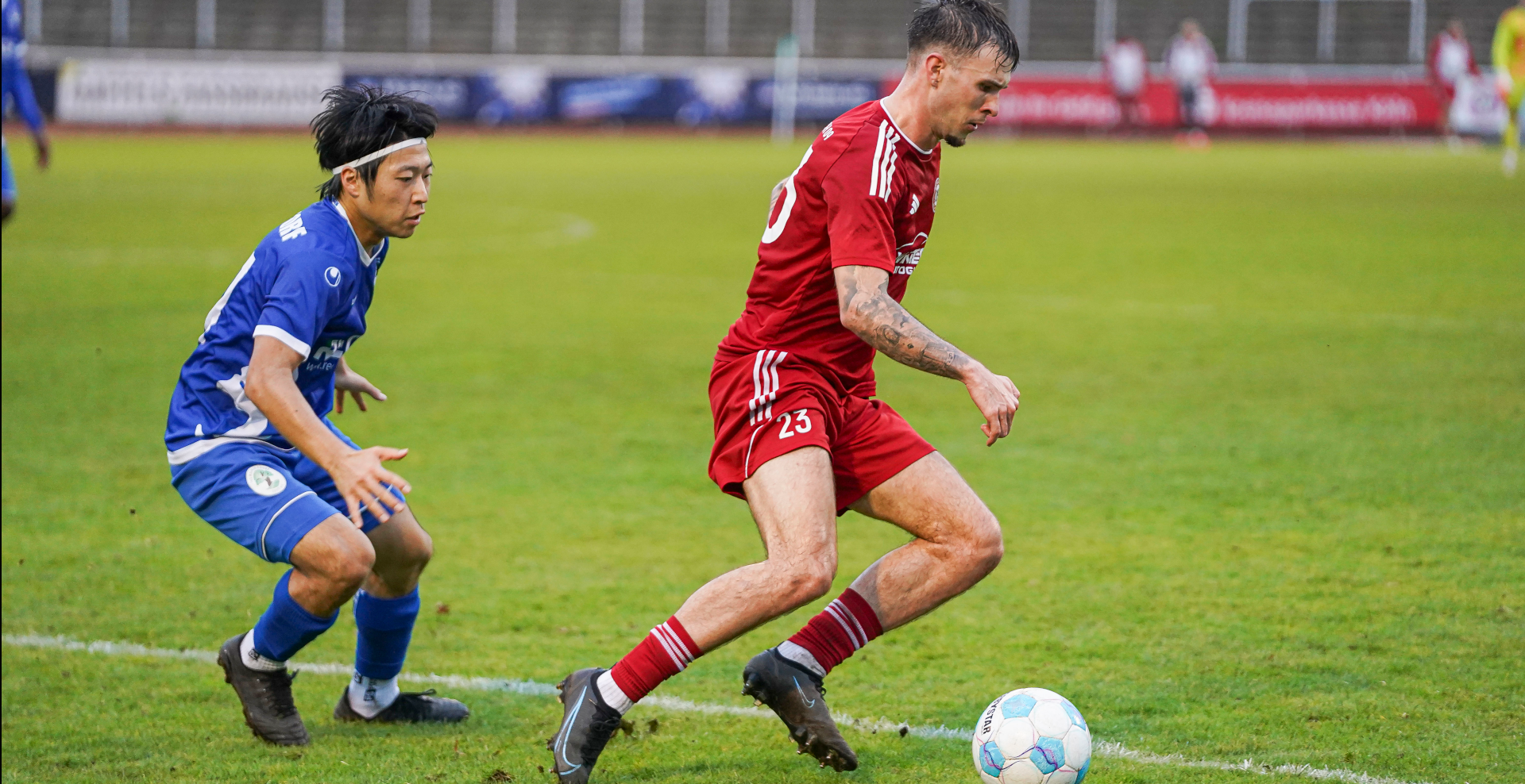 Nils Lück in Action, erste Mannschaft 2024/25