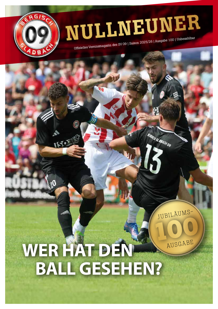 Stadionmagazin Nullneuner Ausgabe 100 Saison 2025/26